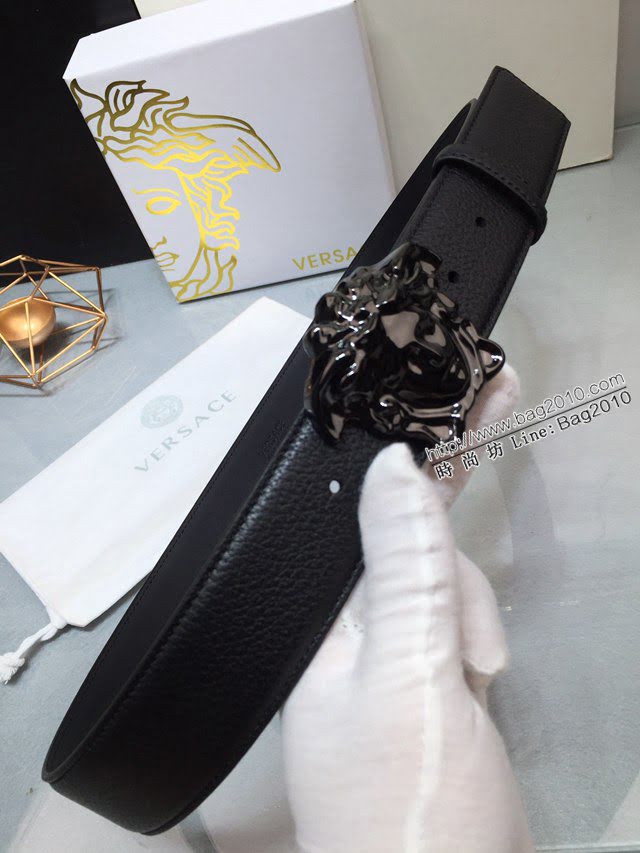VERSVE高端男士皮帶 範思哲Versace美杜莎頭像皮帶  jjp2090